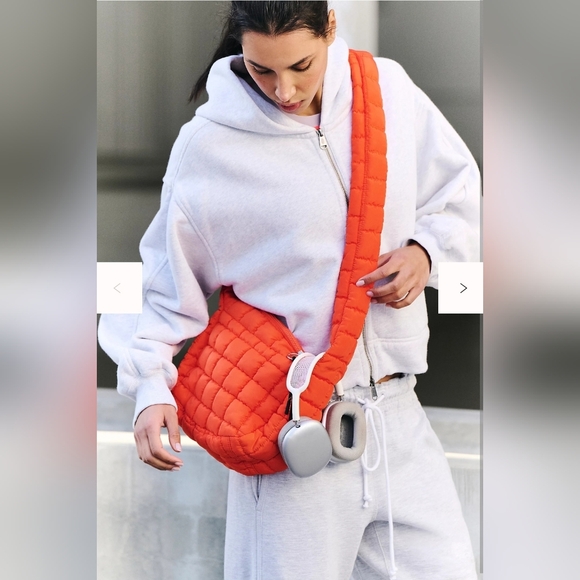 Free People Neon Candy Pink 🍭(Color Sold Out Online) Quilted Baby Carryall Bag - Picture 7 of 7